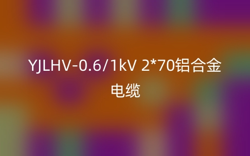 YJLHV-0.6/1kV 2*70铝合金电缆价格_YJLHV-2*70载流量(图1)