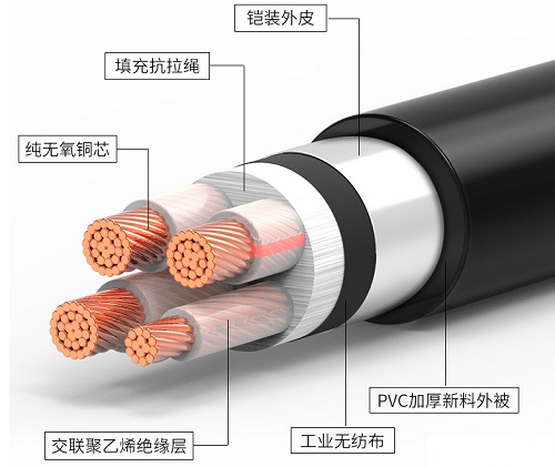 铠装电缆22、32、42表示的区别是什么？(图2)